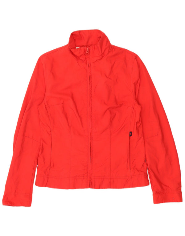 Kappa Chaqueta impermeable para mujer UK 10 Small Red Polyamide