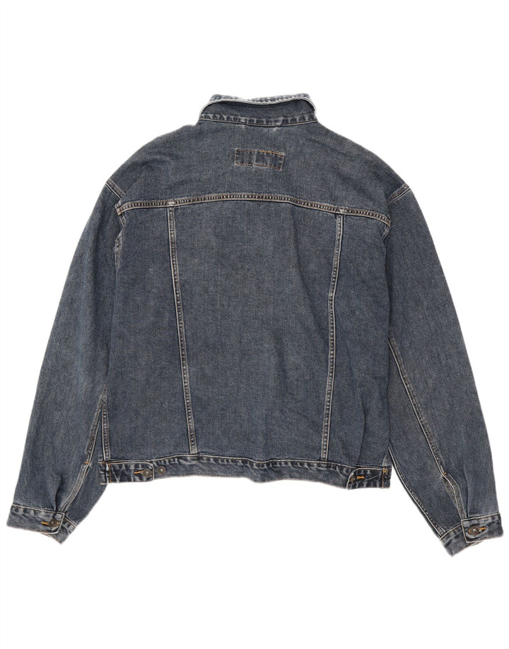 OLD NAVY Chaqueta vaquera para hombre UK 40 Grande Algodón azul marino
