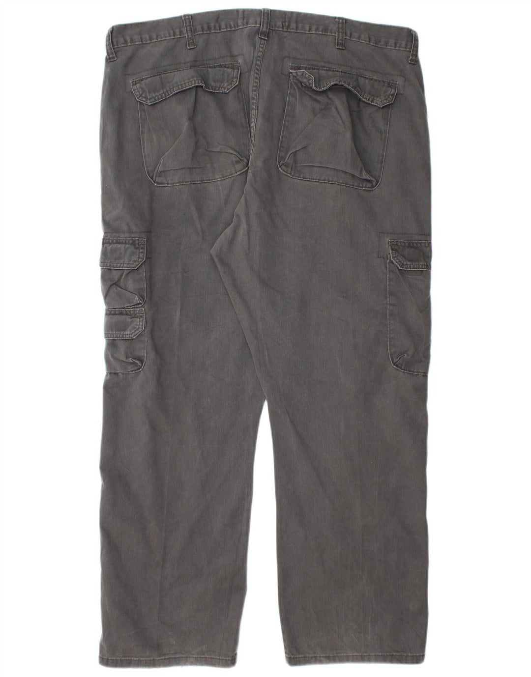 WRANGLER Pantalón cargo recto para hombre W42 L30 Algodón gris
