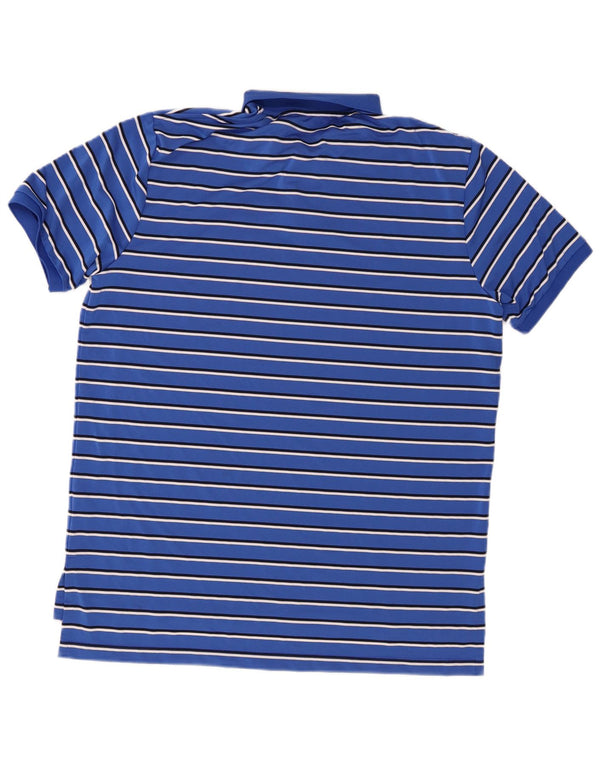 Camisa Polo Ralph Lauren Hombre XL Poliéster Rayas Azules