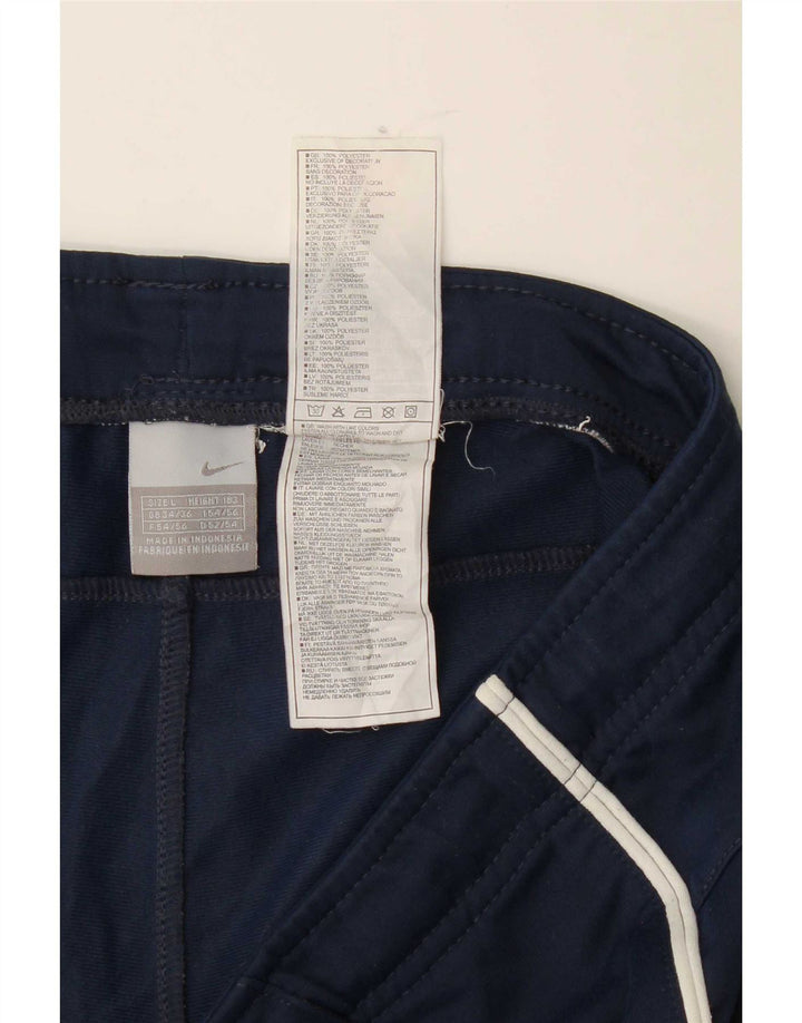 Nike - Pantalón de chándal para hombre, talla grande, azul marino, poliéster