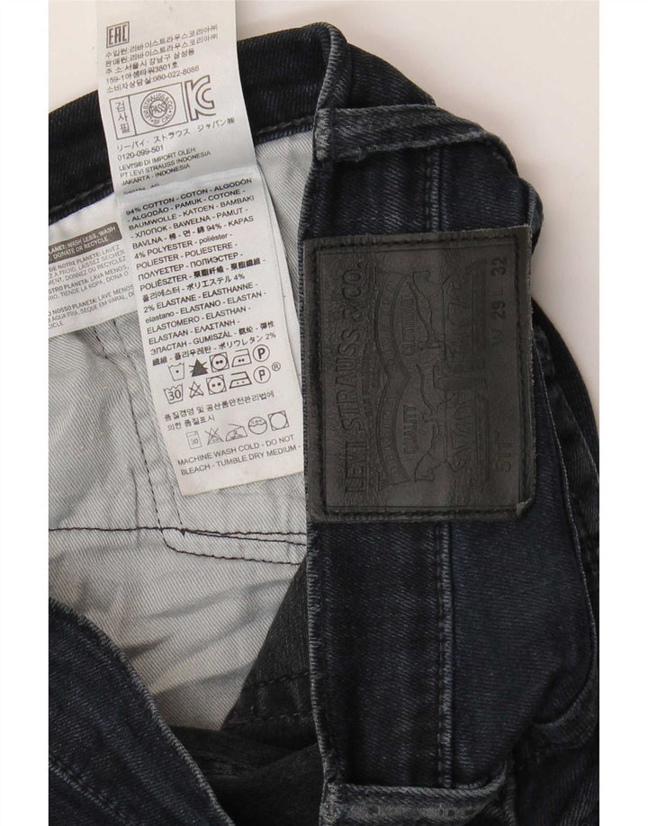Levi's Hombre 511 Slim Jeans W29 L32 Algodón Azul Marino