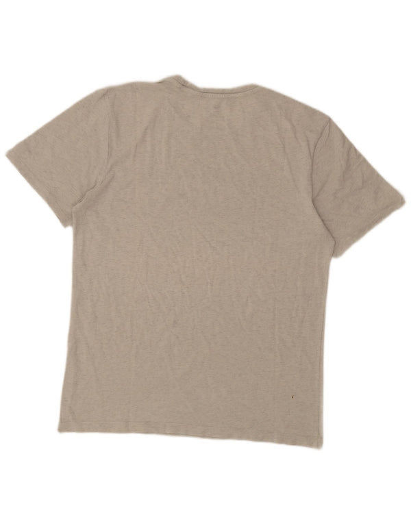 Levi's Camiseta gráfica para hombre Top grande gris moteado