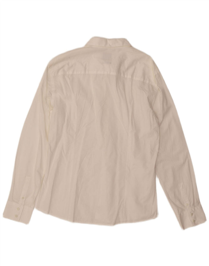 CALVIN KLEIN Camisa Slim Fit Hombre XL Blanco