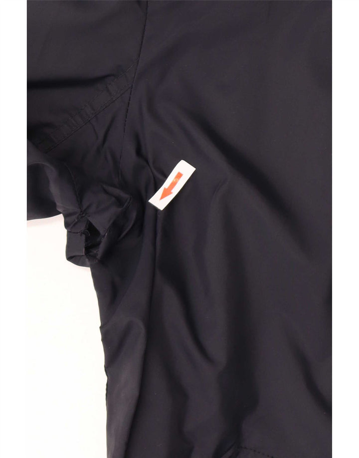 Hollister Chaqueta impermeable para hombre UK 38 Medium Azul marino Nylon