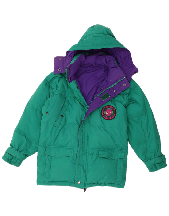Brugi Chaqueta acolchada reversible con capucha para niño 13-14 años Morado Poliéster