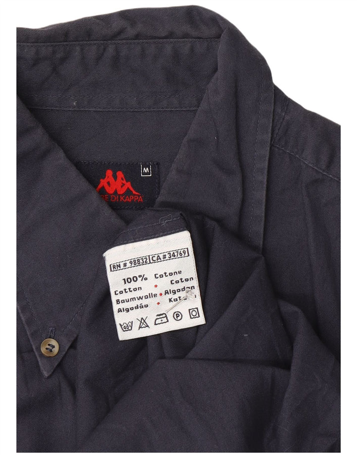 Camisa Kappa Hombre Medium Azul Marino Algodón