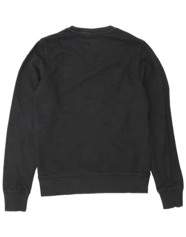 New Balance Hombre Sudadera Jumper Small Algodón Negro