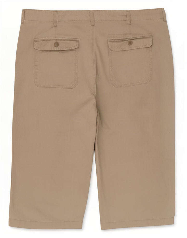 Marks & Spencer Bermudas para hombre, talla grande, W36, algodón beige
