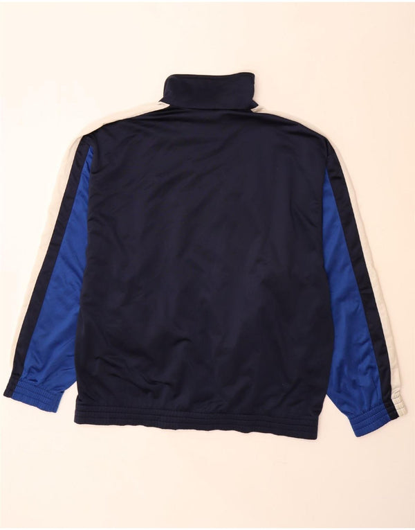 LOTTO Chaqueta de chándal para hombre 2XL Azul marino Colorblock Poliéster