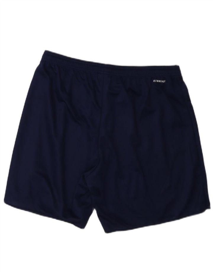 ADIDAS Mens Aeroready Sport Shorts Large Navy Blue Polyester
