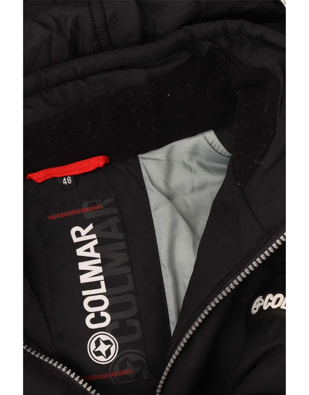 Colmar Chaqueta de esquí con capucha para hombre IT 48 Medium Black Colourblock