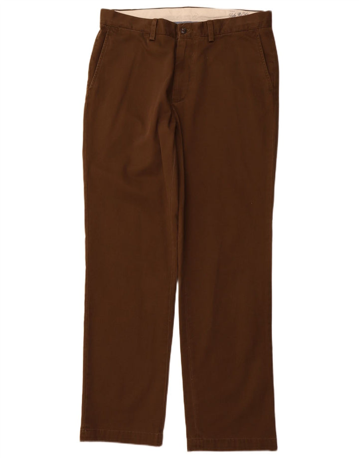 POLO RALPH LAUREN Pantalón chino recto de corte clásico para hombre W33 L32 Marrón