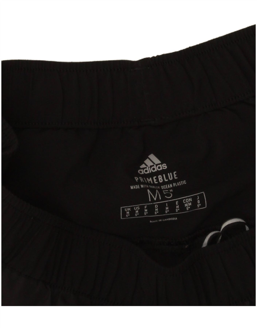 Pantalones cortos deportivos Adidas para hombre mediano negro