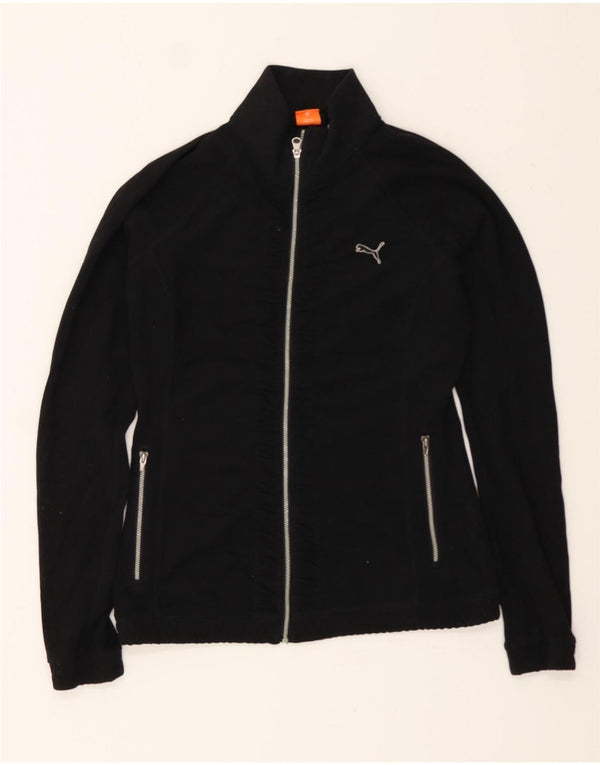 PUMA Chaqueta de chándal para mujer UK 10 Small Black Poliéster