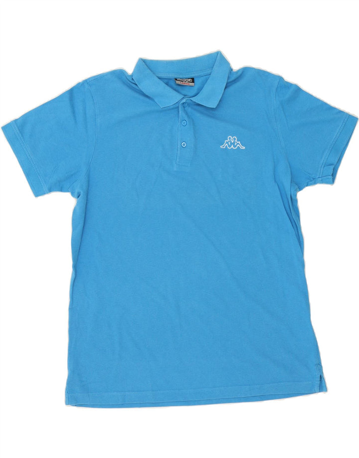 KAPPA Mens Polo Shirt Large Blue Cotton Vintage Kappa and Second-Hand Kappa from Messina Hembry 
