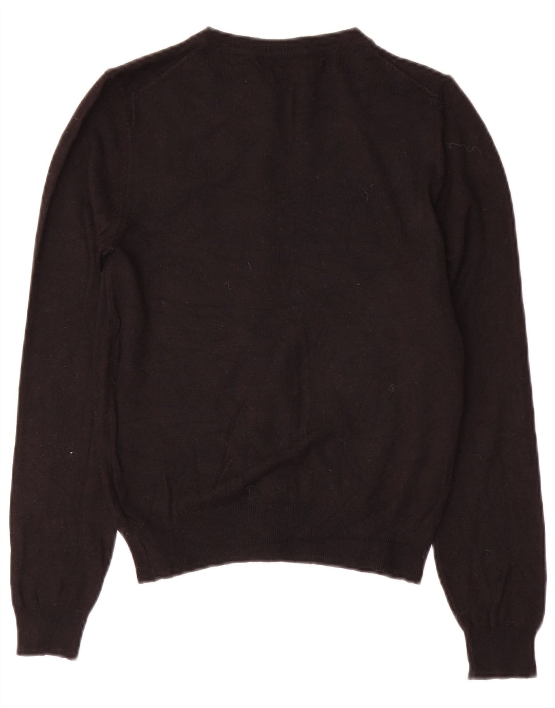 Marks & Spencer Suéter tipo cárdigan para mujer UK 8 Small Viscosa negra