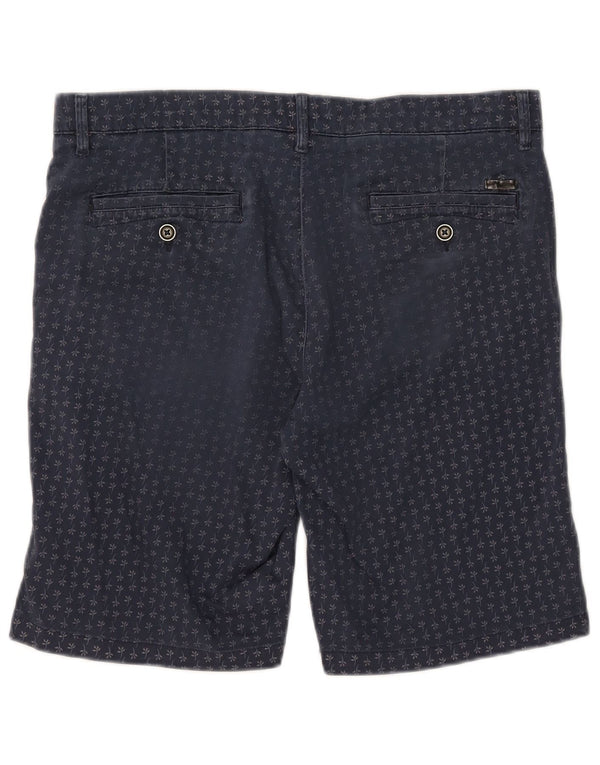 Jack & Jones Pantalones cortos chinos para hombre Large W34 Algodón floral azul marino