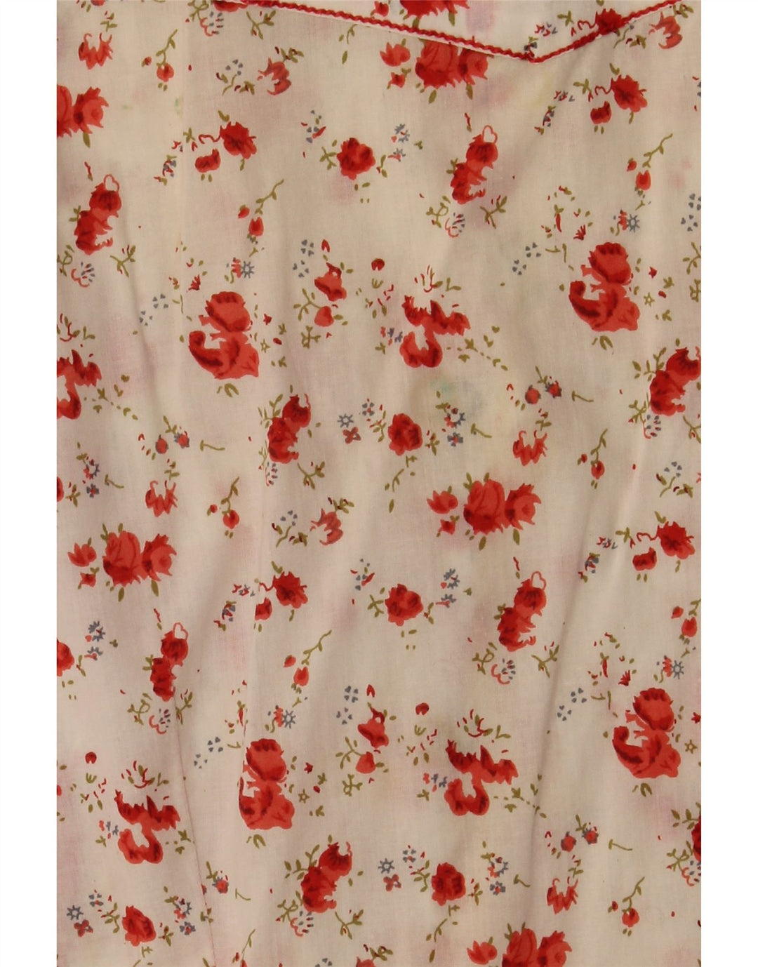 Marlboro Classics Blusa camisera de ajuste regular para mujer UK 44 Mediana Blanco Floral