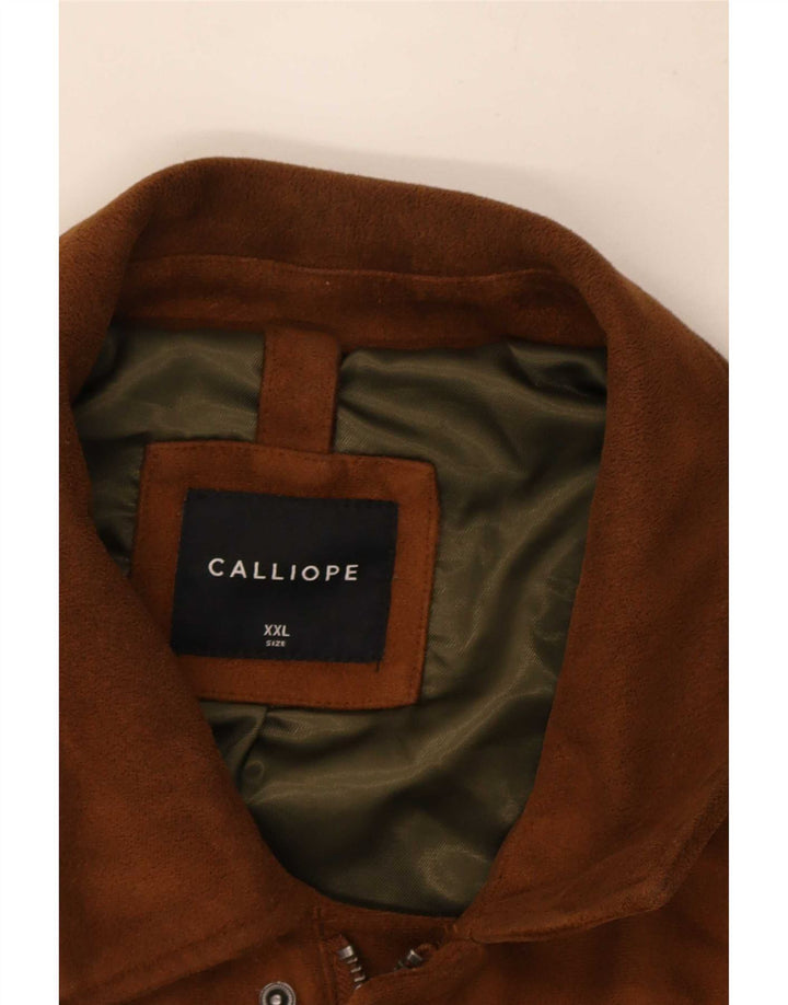 Calliope Chaqueta Bomber para Hombre UK 44 2XL Marrón