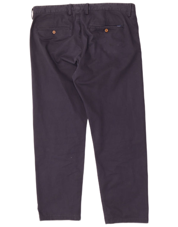 Gant Pantalón chino regular para hombre W38 L30 Algodón azul marino