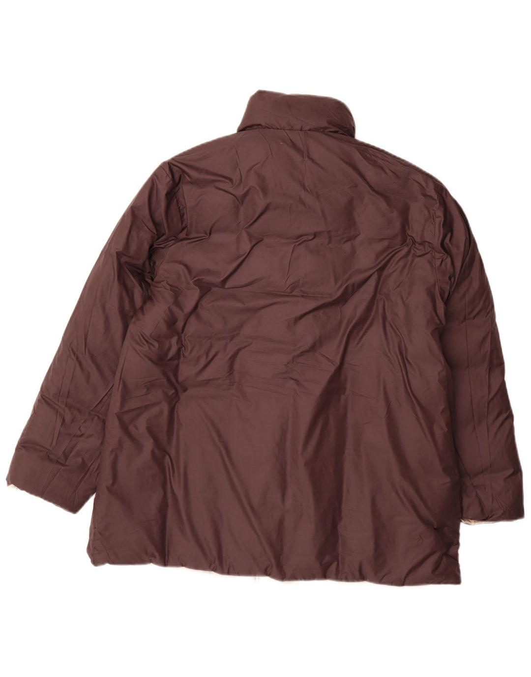 Abrigo acolchado reversible vintage para mujer IT 44 Beige medio