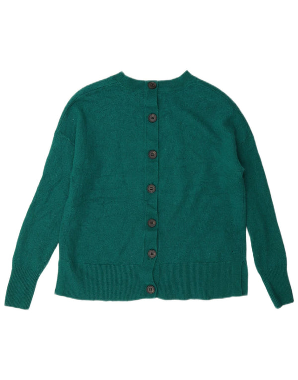 Hobbs Suéter de cuello redondo de gran tamaño para mujer UK 6 XS Lana verde