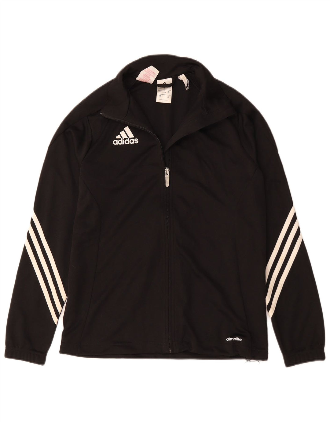 Adidas Chicos Climalite Chándal Top Chaqueta 13-14 Años Negro Poliéster