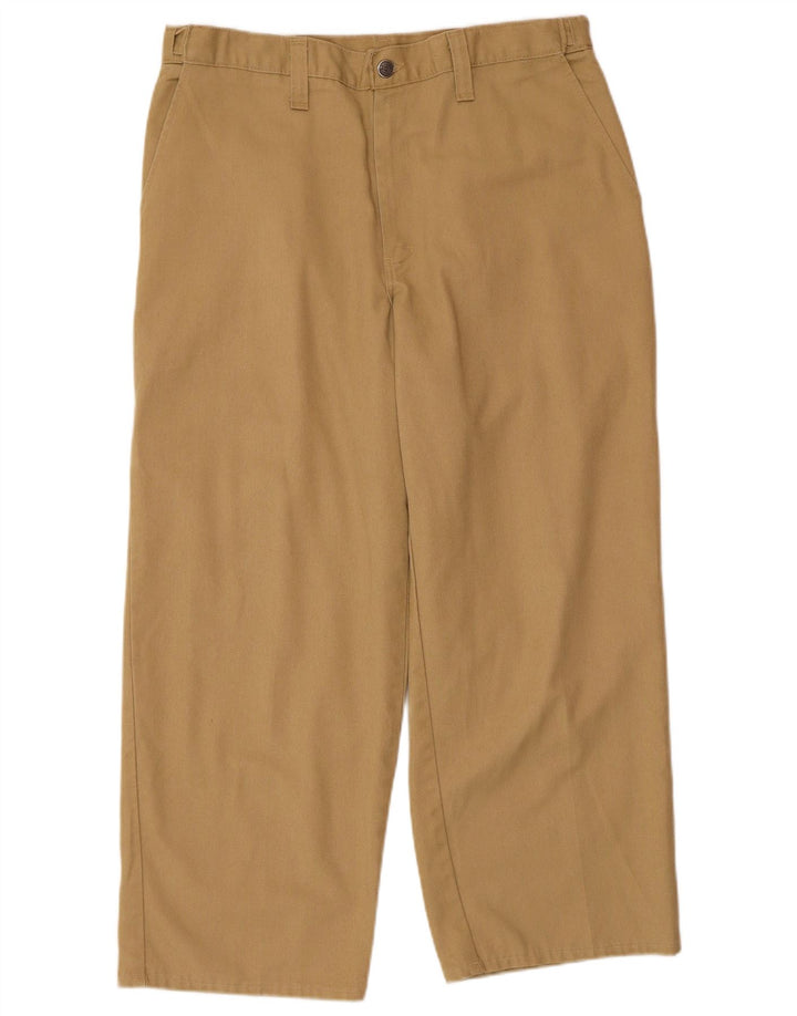 Dickies Pantalón cargo recto para hombre W34 L26 Poliéster beige