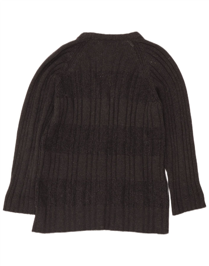 Suéter tipo cárdigan para mujer Les Copains UK 44 Lana gris medio