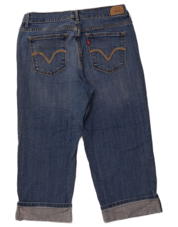 LEVI'S Jeans Capri 515 para Mujer US 8 Mediano W28 L19 Algodón Azul