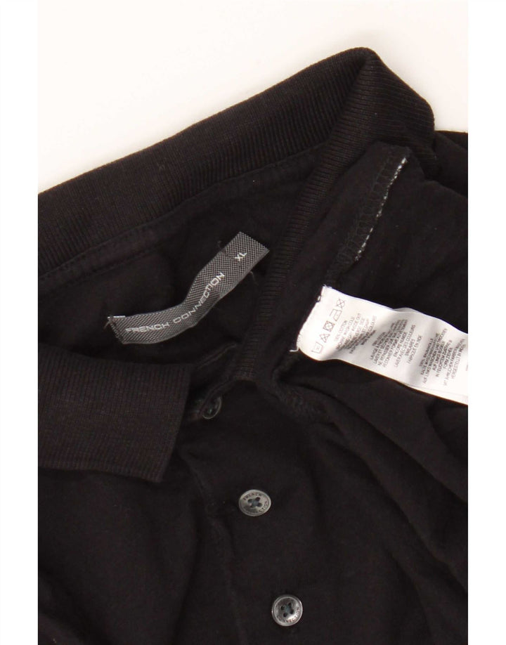 French Connection Polo Hombre XL Algodón Negro
