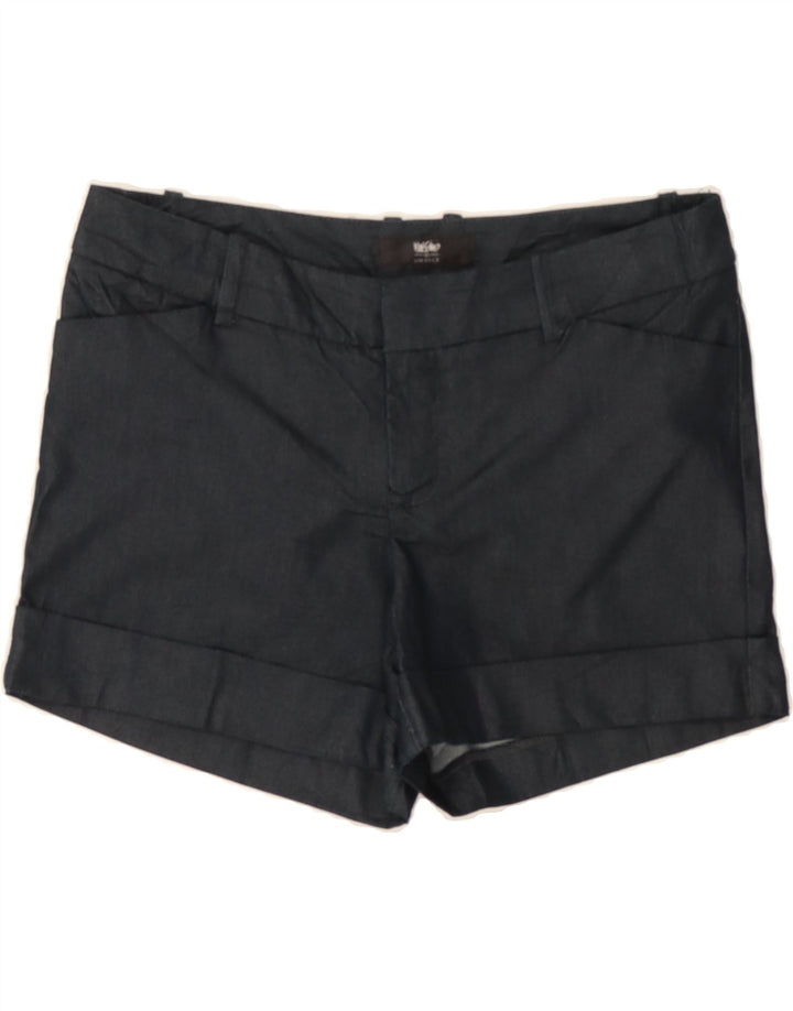 MOSSIMO Womens Stretch Casual Shorts US 4 Small W30  Navy Blue Cotton Vintage Mossimo and Second-Hand Mossimo from Messina Hembry 