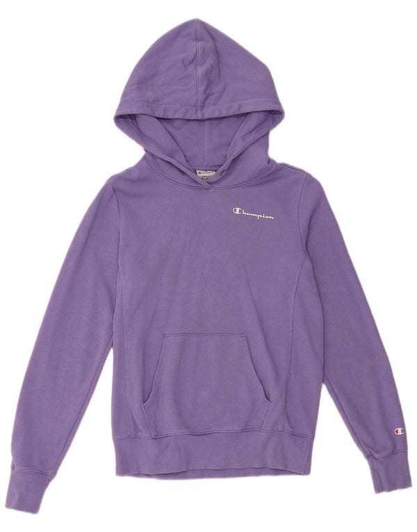 Champion Sudadera con capucha para mujer UK 10 Small Purple Cotton