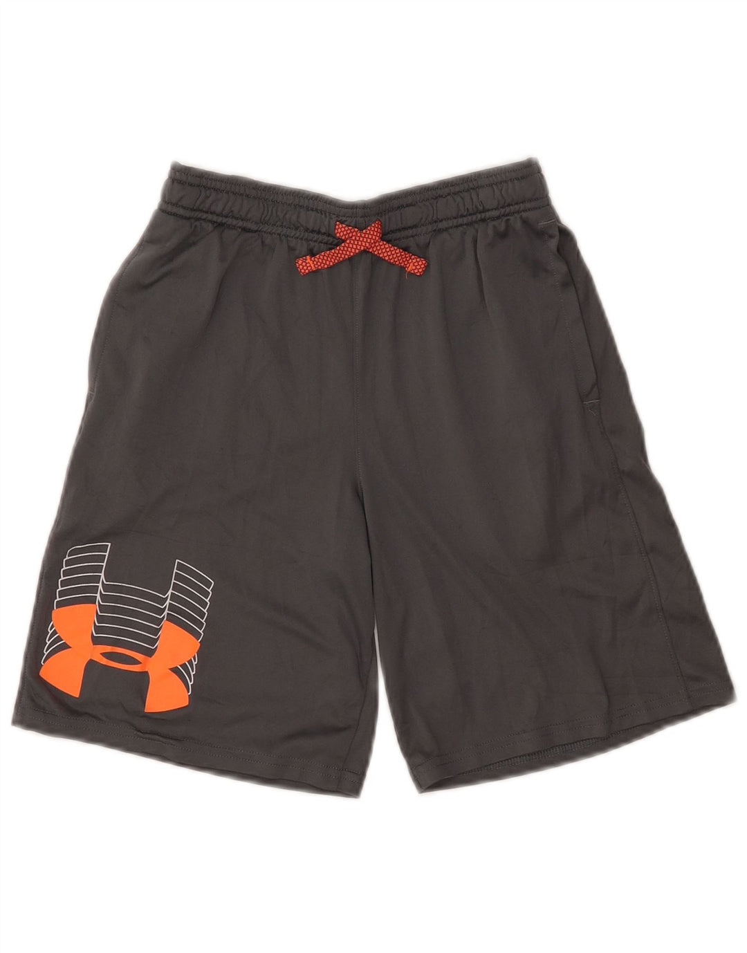 UNDER ARMOUR Pantalones cortos deportivos Heat Gear Graphic para niños 9-10 años Gris medio