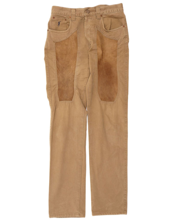 Jeckerson Pantalones Casuales Rectos Para Hombre W31 L31 Algodón Beige