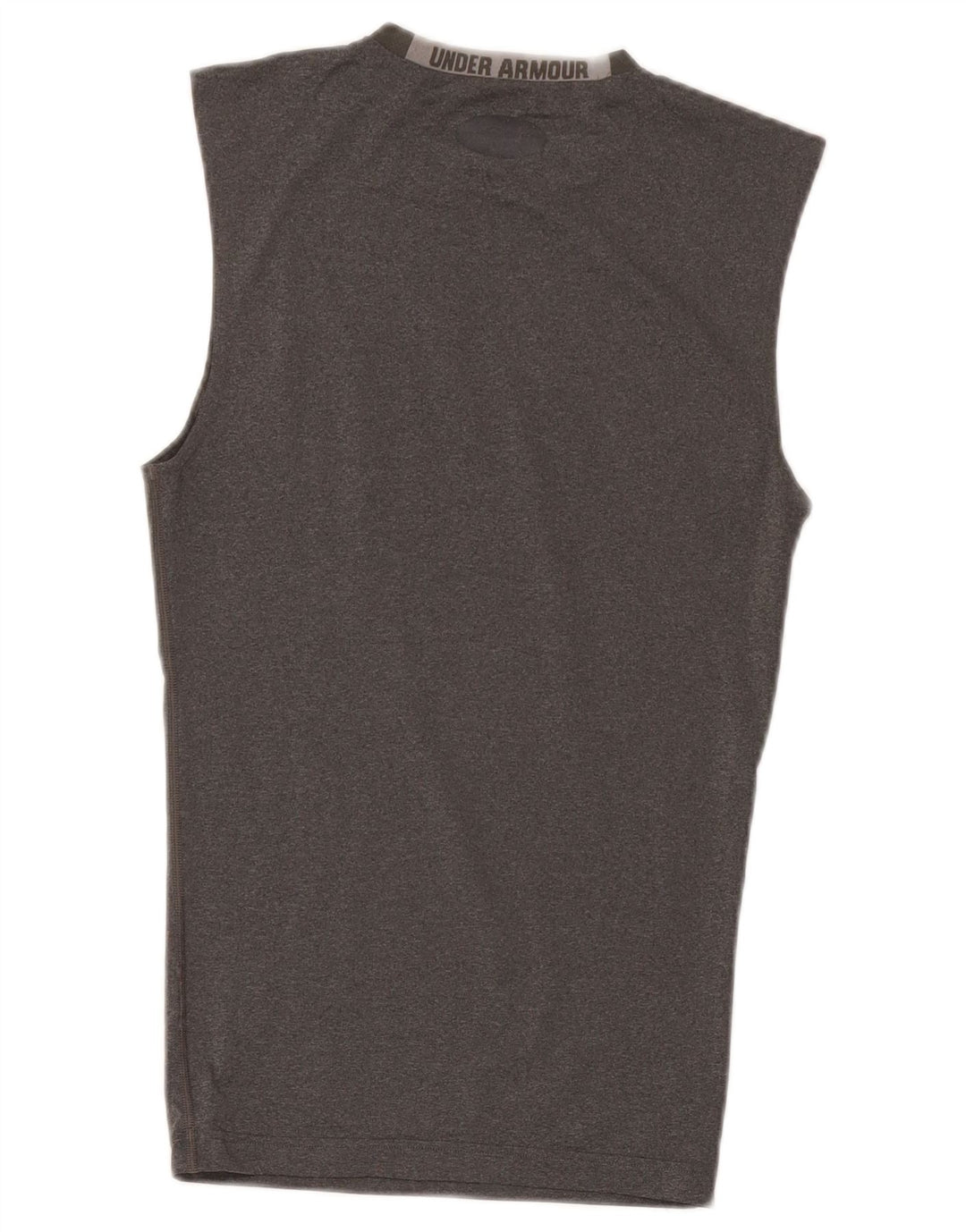 Under Armour Camiseta sin mangas Heat Gear para hombre, talla pequeña, gris