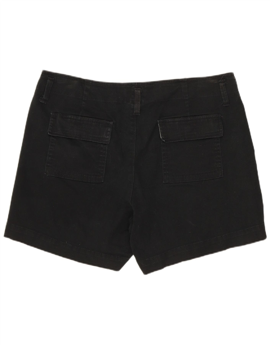 LEE Pantalones cortos chinos para mujer US 12 grande W34 algodón negro