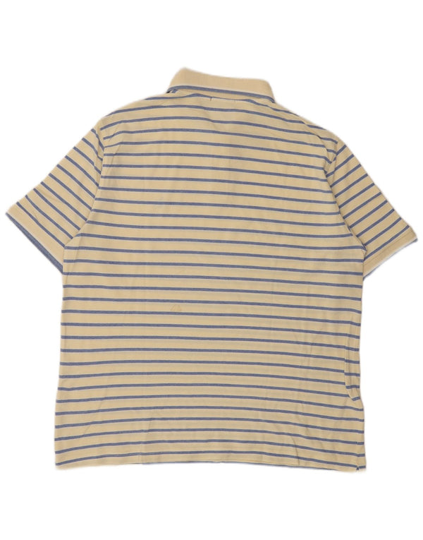 Marina Yachting Polo Hombre 2XL Algodón Rayas Beige