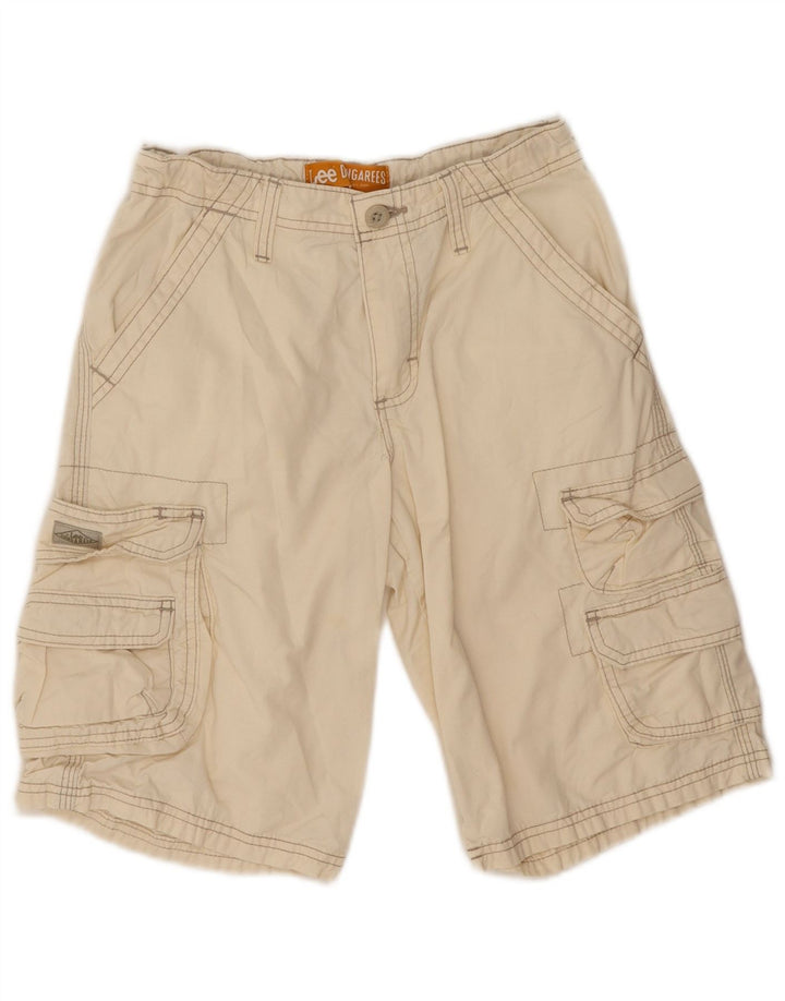 Lee Shorts cargo para niños 11-12 años W24 Algodón beige