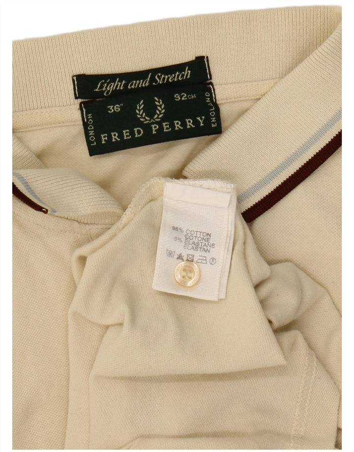 Polo Fred Perry Hombre Pequeño Algodón Beige