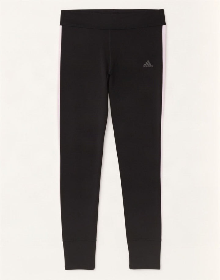 Adidas Climacool Crop Leggings para mujer Reino Unido 12/14 Mediano Negro Colorblock