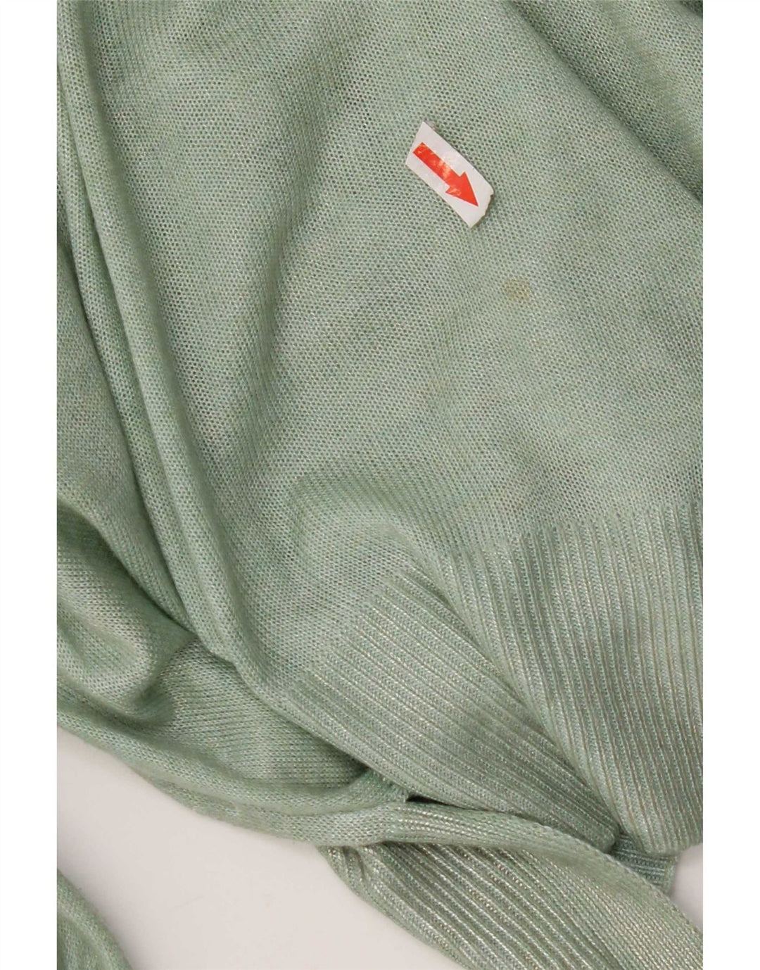 Zara - Jersey con cuello barco para mujer, talla 40, color verde medio