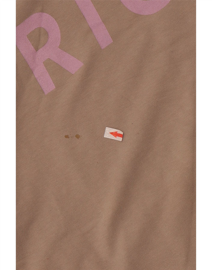 Richmond - Sudadera con gráfico para hombre, talla grande, algodón marrón