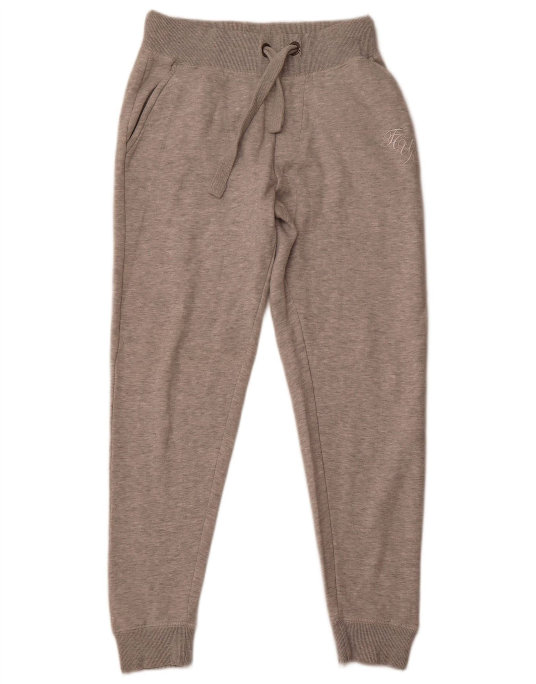 FRENCH CONNECTION Pantalones de chándal para mujer Joggers UK 42 Gris medio