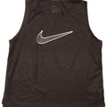 Nike Dri Fit Graphic Chaleco para mujer UK 18 XL Poliéster negro