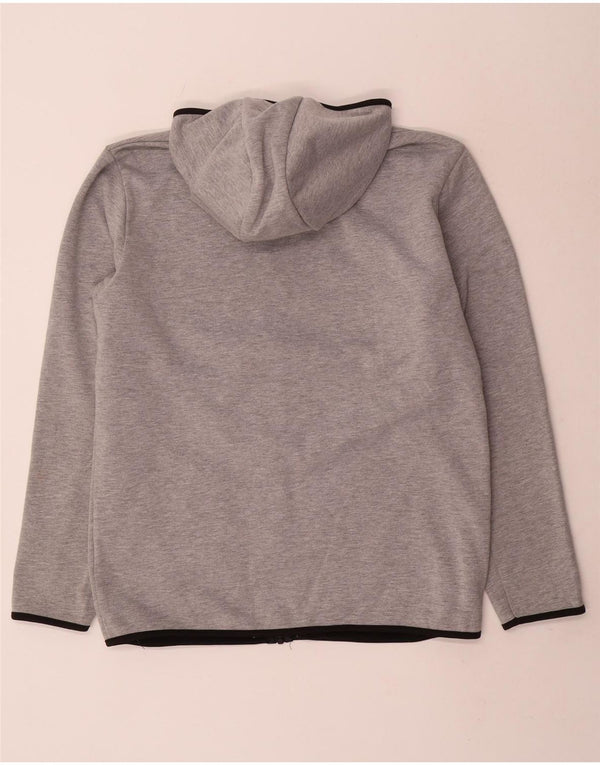 Ellesse Hombre Sudadera Con Capucha Y Cremallera Gris Medio