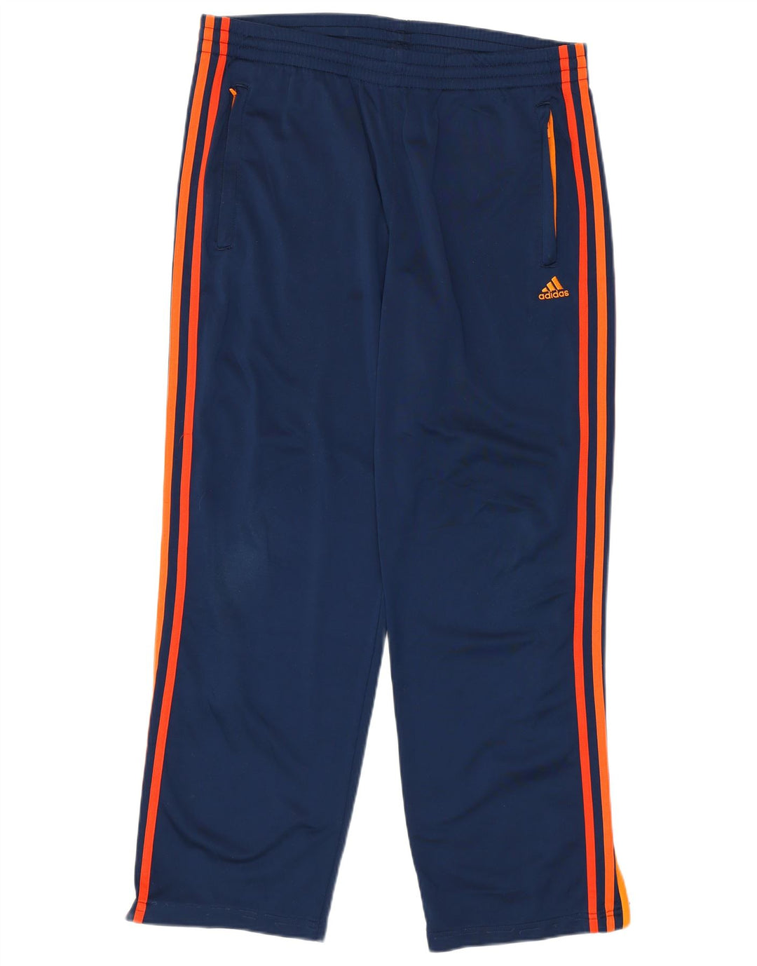Adidas - Pantalón de chándal para hombre, talla 42/44, talla grande, azul marino, poliéster