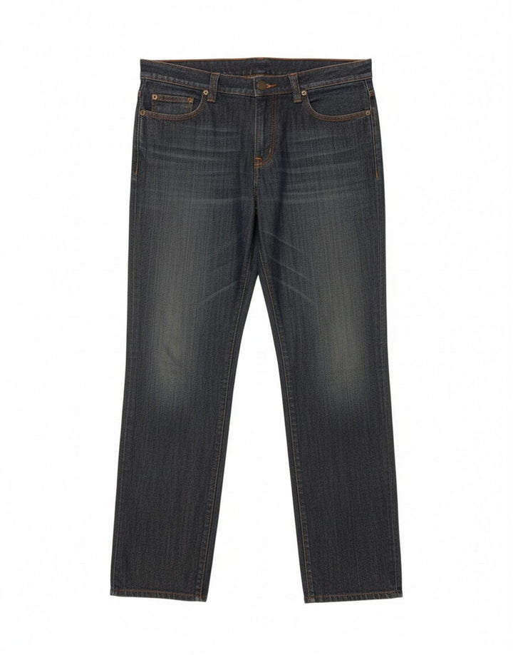Iceberg Vaqueros Slim Mujer W32 L32 Azul Marino Algodón