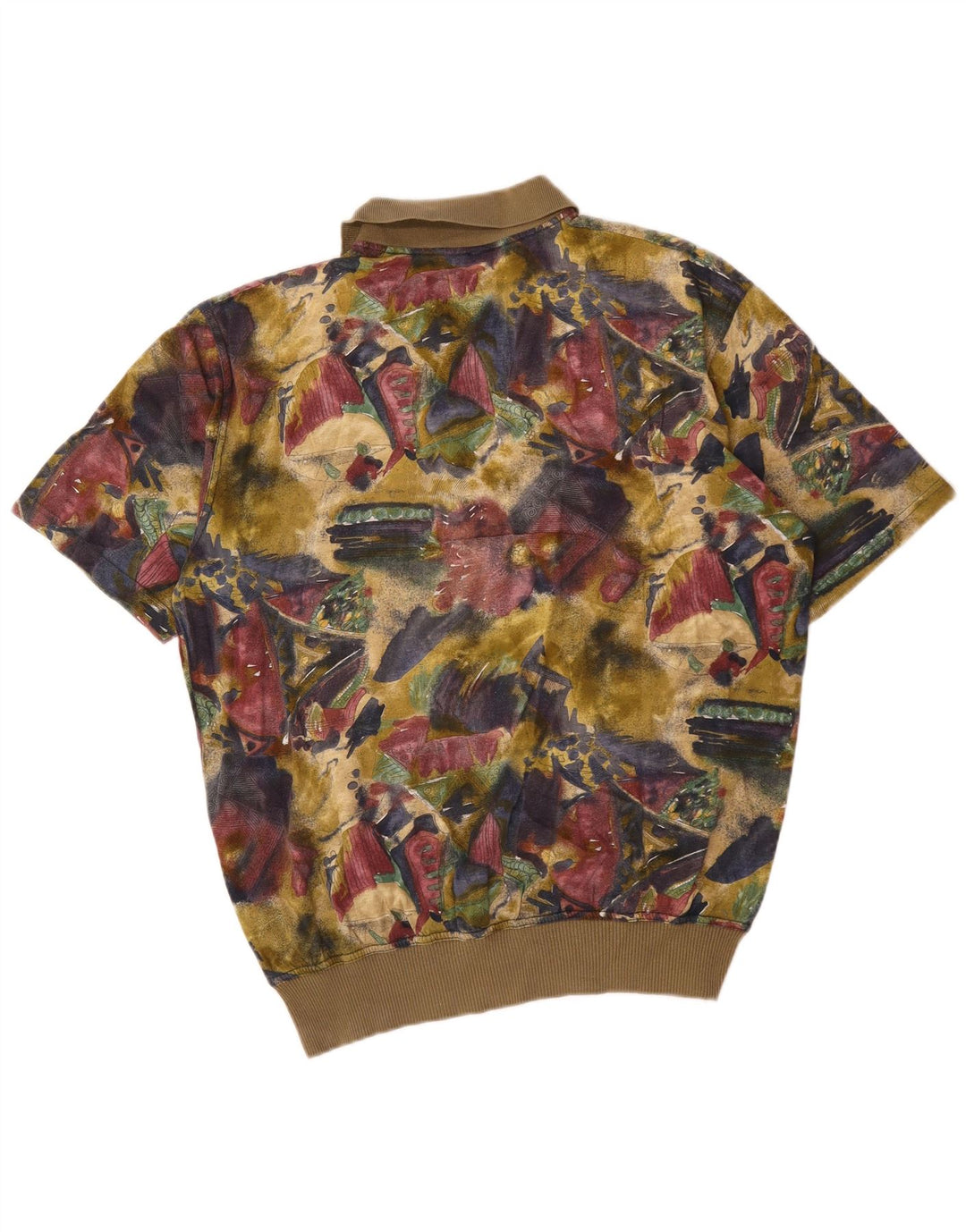 Pierre Cardin Polo gráfico para hombre de algodón geométrico multicolor mediano